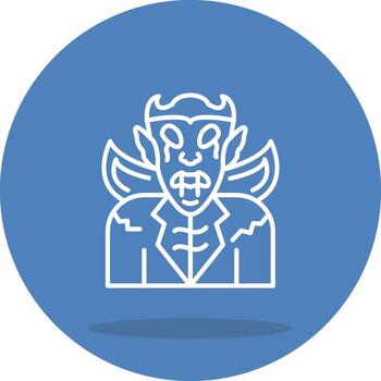 Dracula Fangs Professional UI Design Element vector