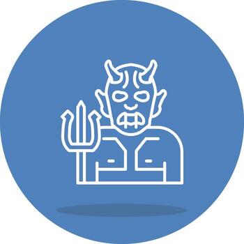 Devil Focused UI Graphic Element vector