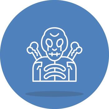 Skeleton Graphic Interface Design Layout vector