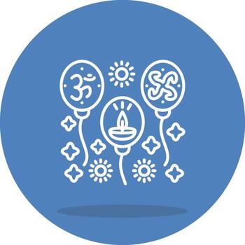 Balloon Focused UI Graphic Element vector