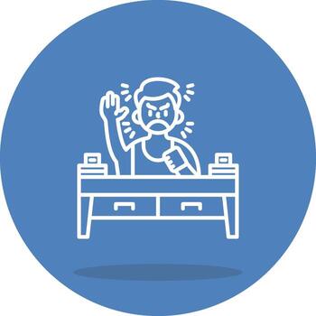 Hyperactivity Seamless Flat Design Layout vector