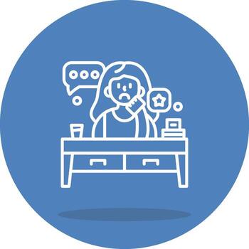 Daydreaming Custom UX Graphic Asset vector