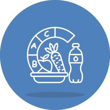 Nutrition Interactive Web Design Asset vector