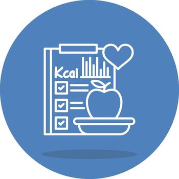 Calories Progress Interactive Web Design Asset vector