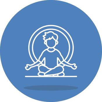 Meditation Functional UI Design Element vector