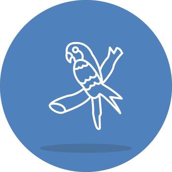 Swift Parrot Clear Modern Graphic Object vector