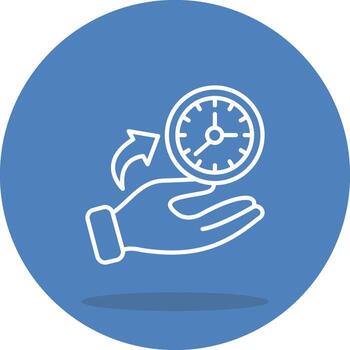 Time Management Simple Modern Layout vector