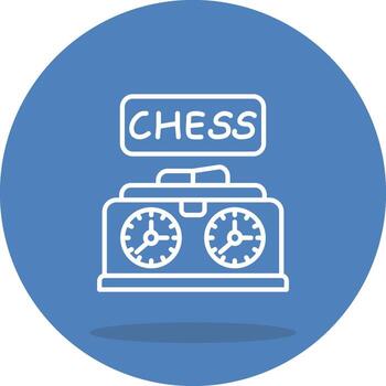Chess Clock Optimized Web Graphic Layout vector