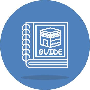 Hajj Guide Unique UI Graphic Representation vector
