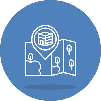 Makkah Map Unique UI Graphic Representation vector