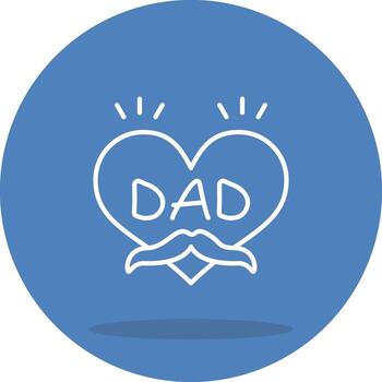 Heart Balanced UI Design Mark vector