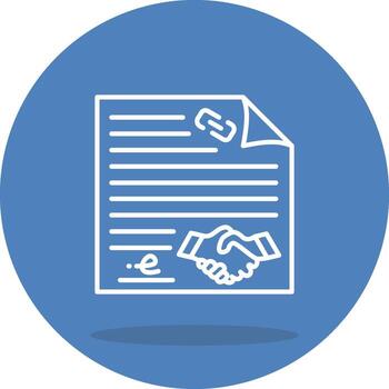 Contract Page Application Interface Graphic Layout vector