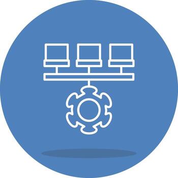 Logical Balanced Design Graphic Shape vector