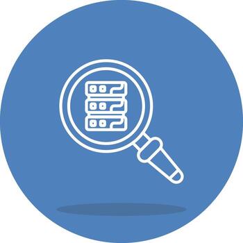 Server View Modern UX Graphic Asset vector