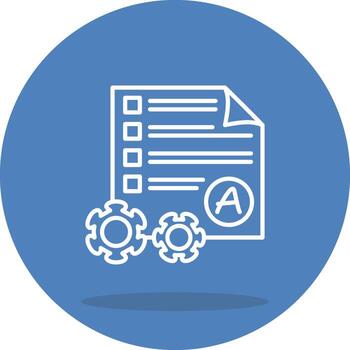 Attribute Structured Flat Design vector