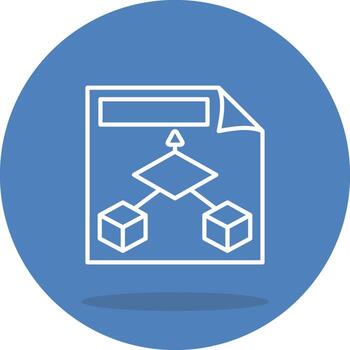 Data Model Document Geometric Flat Design Symbol vector
