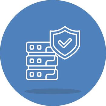 seguro base de datos utilidad impulsado diseño vector