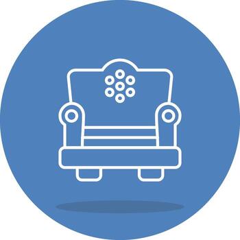 Sofa Geometric UI Symbol vector