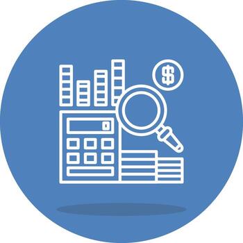 Accounting Interactive Web Design Asset vector