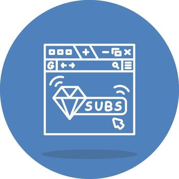 Paid Subscription Professional UI Design Element vector