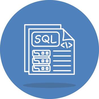 Sql Simplified Visual Graphic Form vector