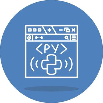 Python Compact UI Graphic Design vector