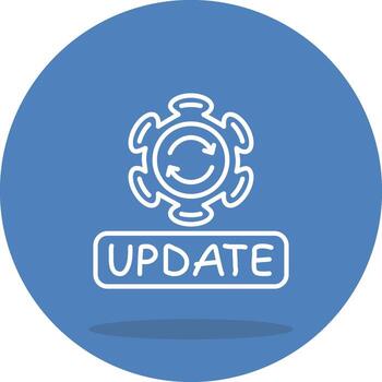 Update Mobile App Graphic Asset vector