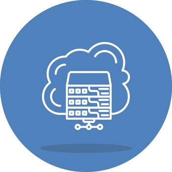 Hosting System UI Graphic Element vector