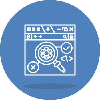 Program Testing Dynamic Flat Illustration vector