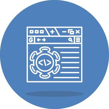 programación mínimo ui gráfico activo vector