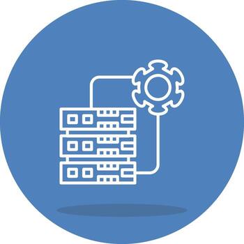 Data Ingestion Mobile App Graphic Asset vector