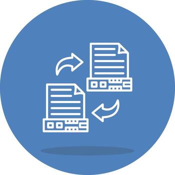 datos migración compacto ui gráfico diseño vector