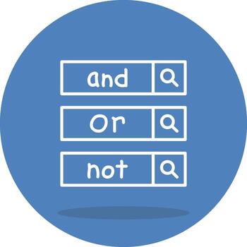 Boolean Search Scalable User Interface Symbol vector