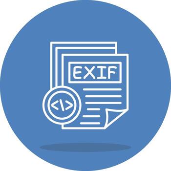 exif compacto mínimo gráfico diseño vector