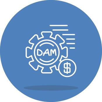 digital activo administración marca orientado gráfico símbolo vector
