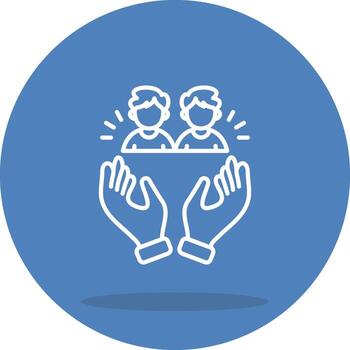 Audience Simplified Graphic Design Form vector