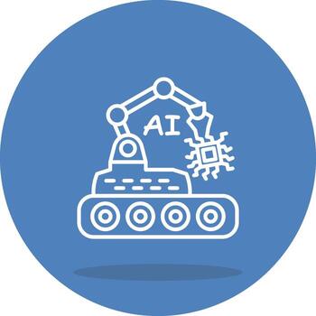 Crane Interactive Flat Design Element vector