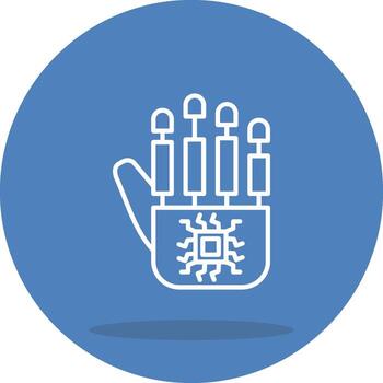 robot mano moderno ux gráfico activo vector