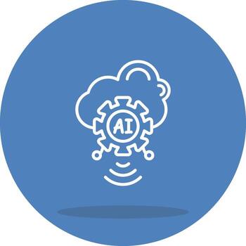 artificial inteligencia consistente plano diseño activo vector