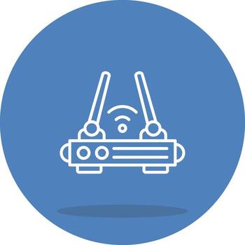 Wireless Access Point Core Art Symbol vector