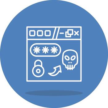 Website Malware Compact UI Graphic Design vector