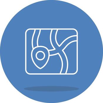 mapa solicitud interfaz gráfico diseño vector