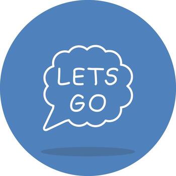 Lets Go Simple Modern Layout vector