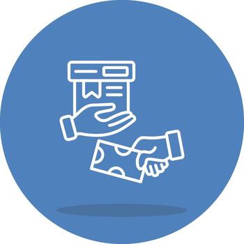 Cash on Delivery Minimal UI Graphic Asset vector