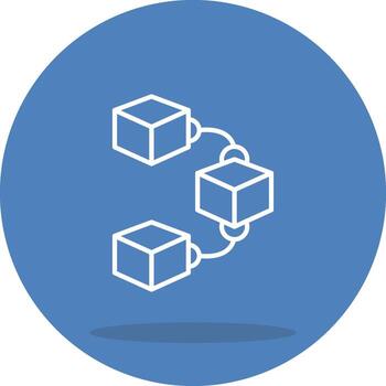 Blockchain Application Interface Graphic Layout vector