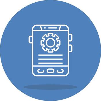 App Deployment Consistent Flat Design Asset vector