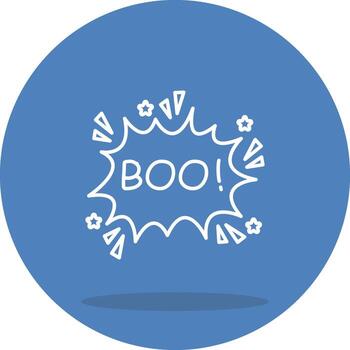 Boo Structured Graphic Design Object vector