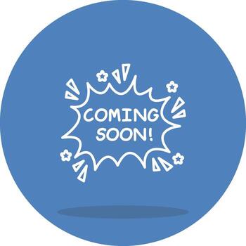 Coming Soon Abstract User Interface Design vector