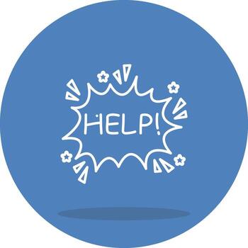 Help Digital Interface Graphic Element vector
