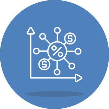 Compound Interest System UI Graphic Element vector